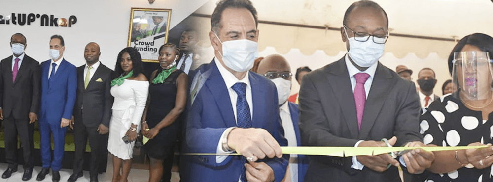 Du Financement des PMEESA: Le Ministre des PME, S.E. Achille BASSILEKIN III préside la double cérémonie de lancement officiel des activités de la Startup Nkap et d’inauguration du siège de cette entreprise à Yaoundé.