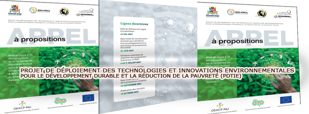 Appel à propositions: mise en place d’un environnement de la recherche et innovation inclusif dans le Bassin du Congo(Cameroun & RDC) et favorable au développement durable